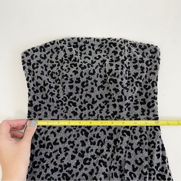 Superdown Rosalyn Tulip Dress in Silver Multi Size XS - Picture 9 of 10